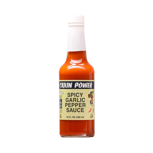 Hot Sauce Cajun Power Spicy Garlic Pepper 10 oz Louisiana Heat 6 $6.98