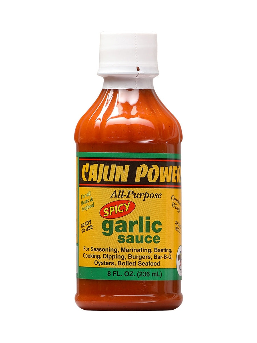 Hot Sauce Cajun Power Spicy Garlic Sauce 8 oz Louisiana Heat 5