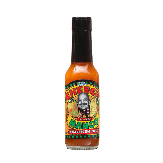 Hot Sauce Cheech Mojo Mango Habanero 5 oz Heat 7