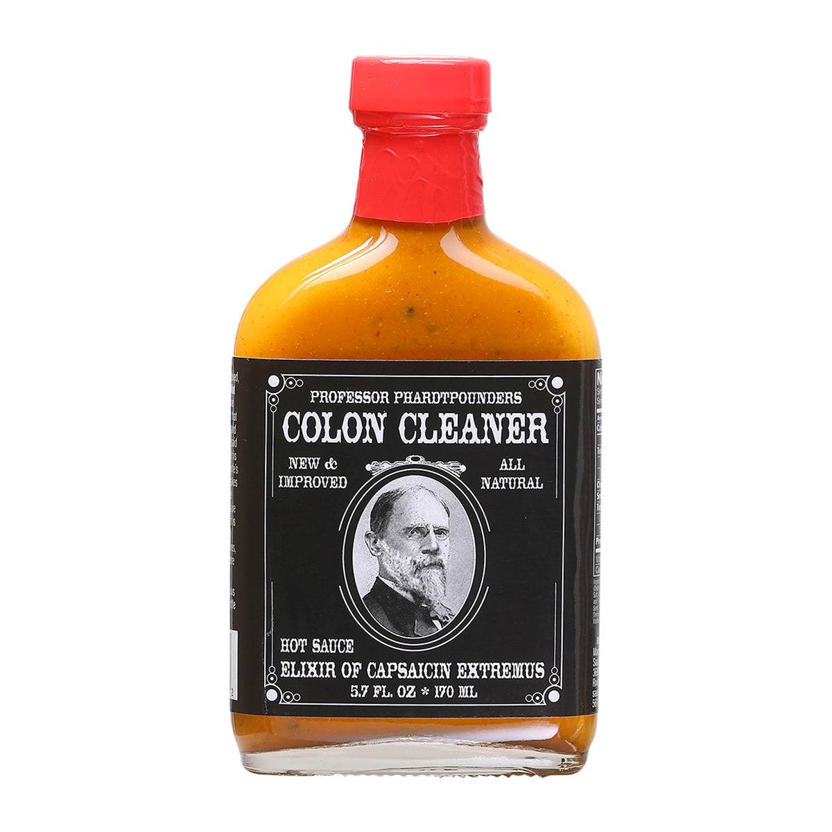 Hot Sauce Colon Cleaner Professor Phardtpounders Elixir of Capsaicin Extremus 5.7 oz Flask Heat 8