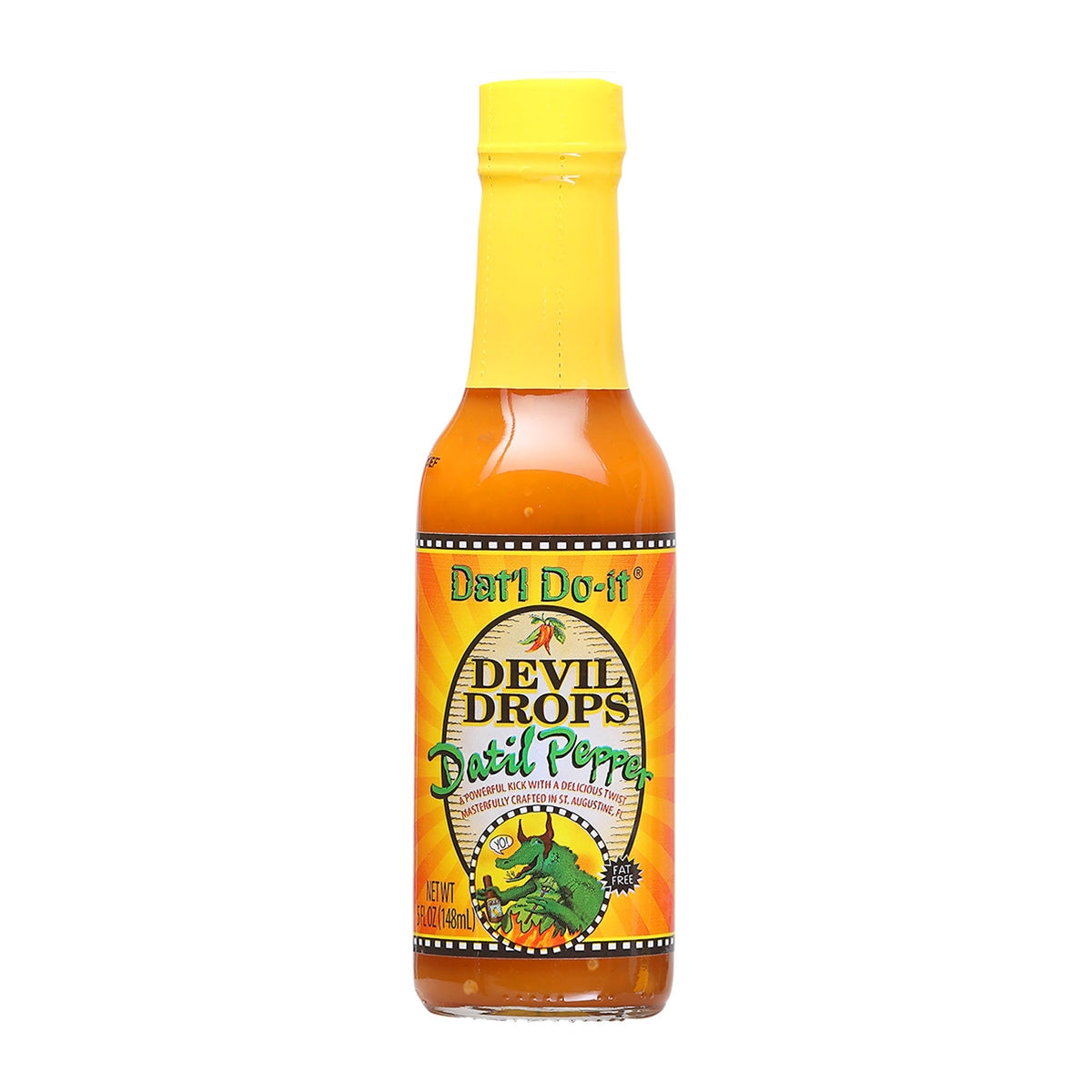 Hot Sauce Datil Do-It Devil Drops 5 oz Florida Heat 6