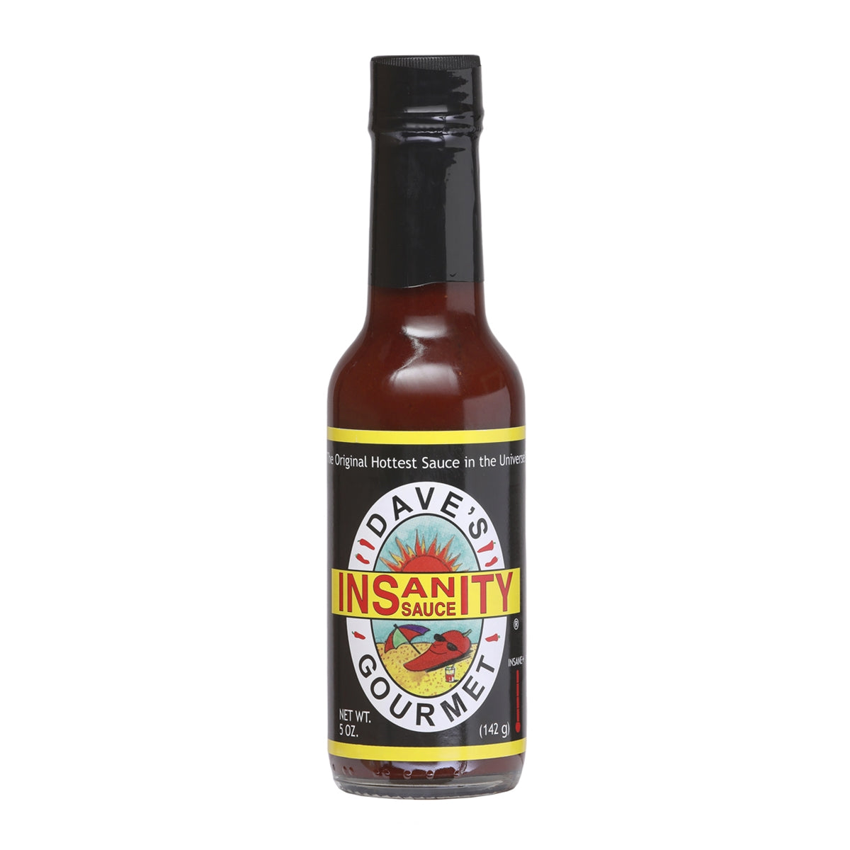 Hot Sauce Daves Gourmet Insanity 5 oz The Original Hottest Sauce in the Universe Heat 10+++Extract