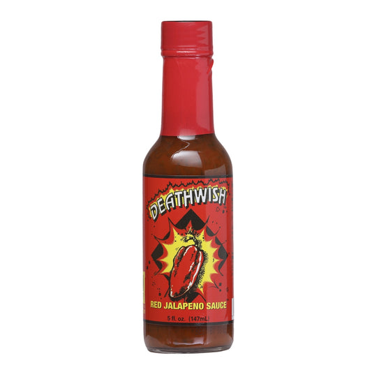 Hot Sauce Deathwish Red Jalapeno 5 oz Heat 4