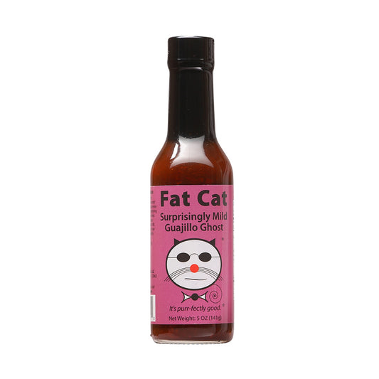 Hot Sauce Fat Cat Surprisingly Mild Guajillo Ghost 5 oz Heat 4