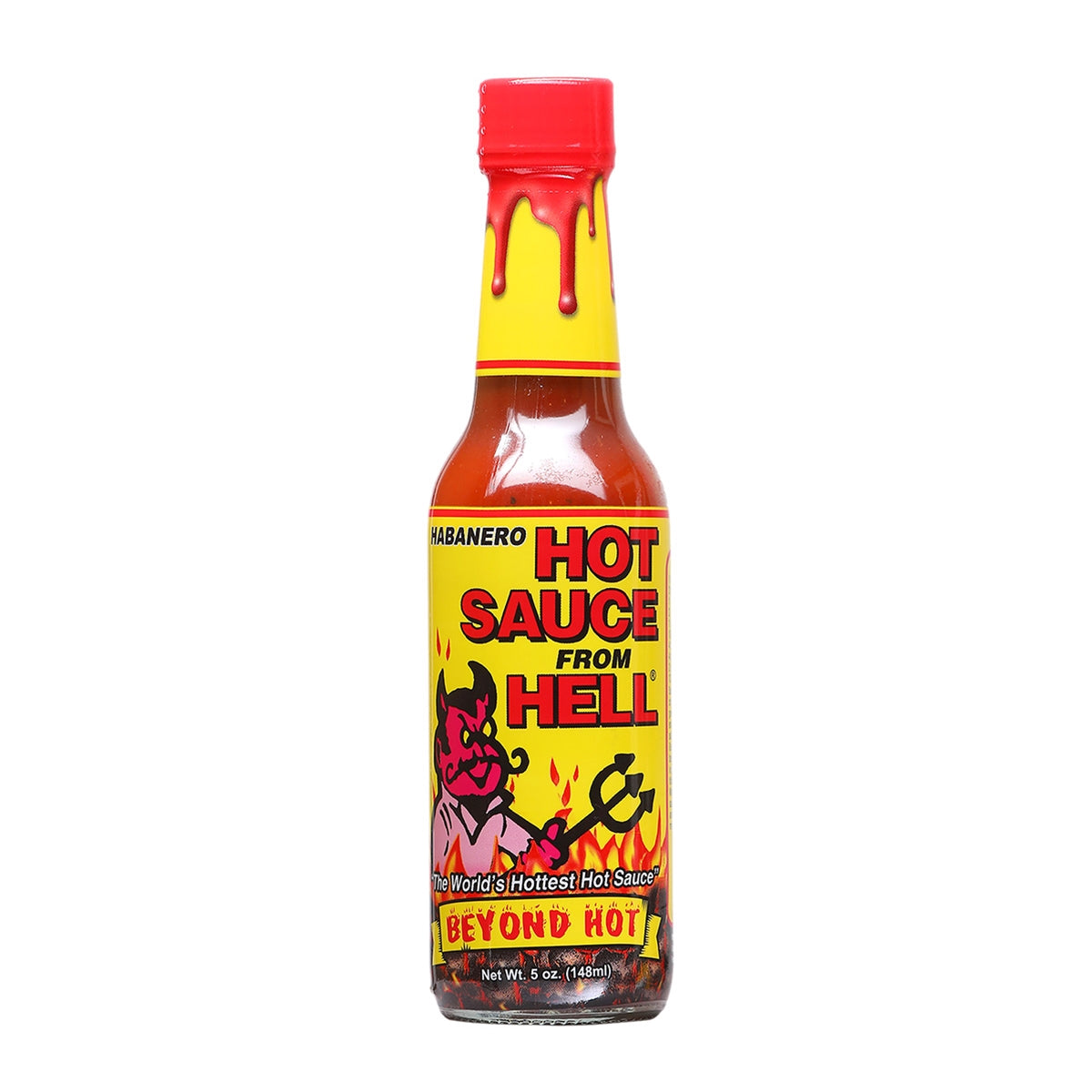 Hot Sauce From Hell Yellow And Red Label 5 Oz Heat 9 798 6979