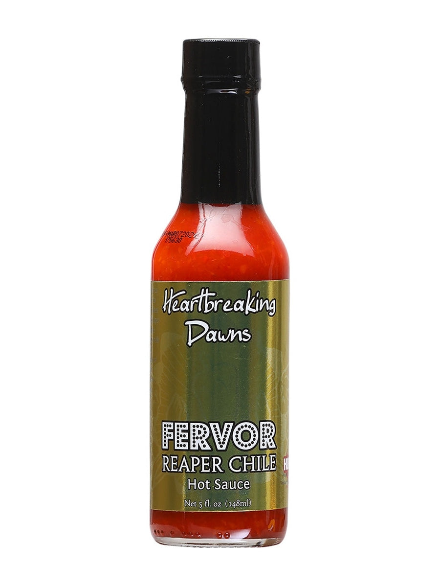 Hot Sauce HeartBreaking Dawns Fervor Reaper Chile 5 oz  Heat 10 Orange Strawberries