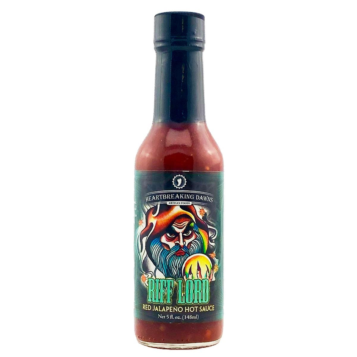 Hot Sauce Heartbreaking Dawns Riff Lord Red Jalapeno 5 oz Heat 4