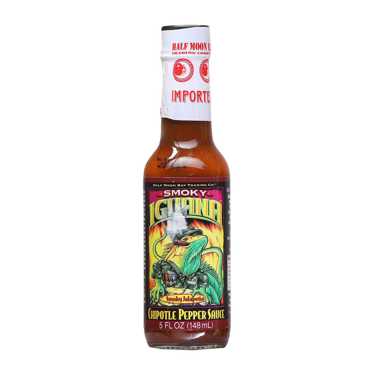 Hot Sauce Iguana Smoky Jalapeno Chipotle 5 oz Heat 7