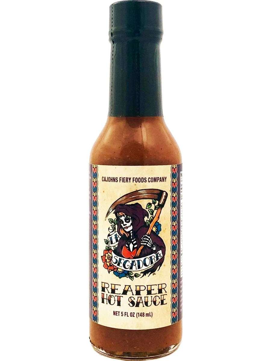 Hot Sauce La Segadora Reaper CaJohns Fiery Foods 5 oz Heat 8