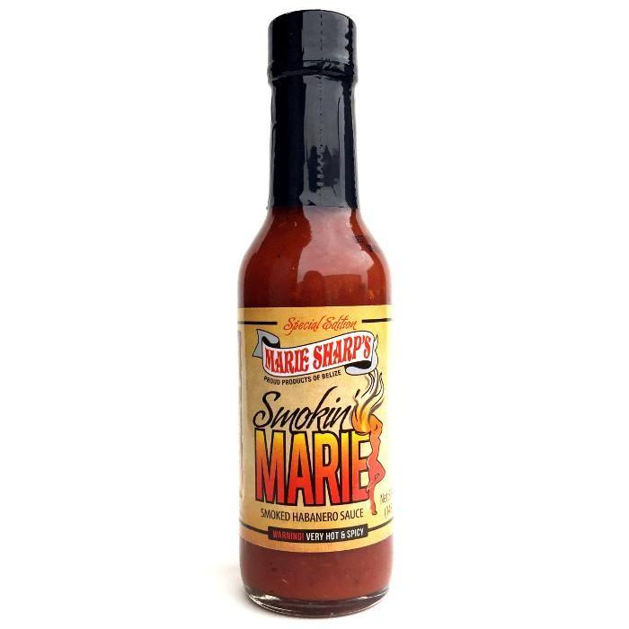 Hot Sauce Marie Sharps Smokin Marie Smoked Habanero Belize 5 oz Heat 7 $5.98
