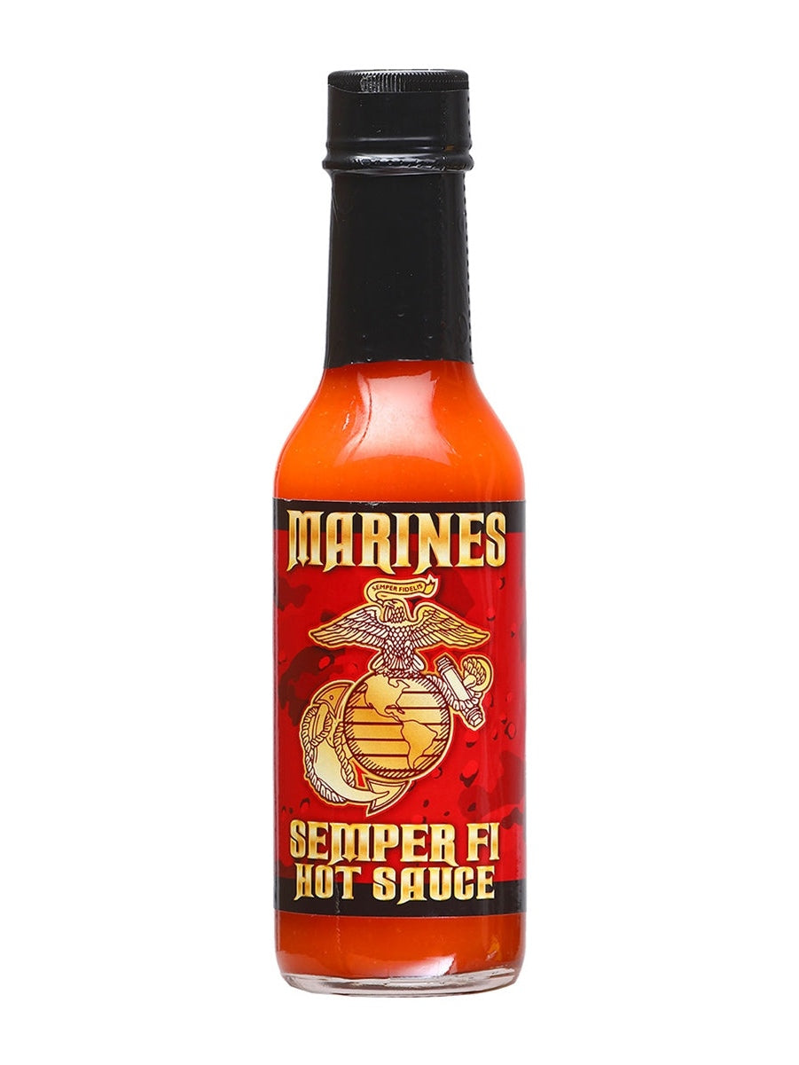 Hot Sauce Marines Semper Fi Habanero 5 oz Heat 7$6.98