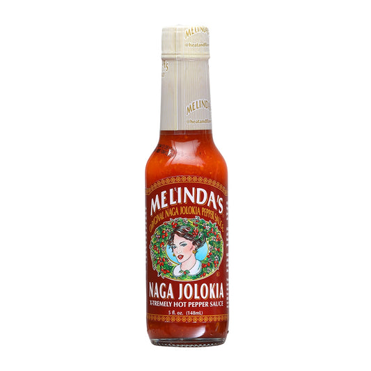 Hot Sauce Melindas Naga Jolokia Xtremely Hot 5 oz Mexico Heat 10