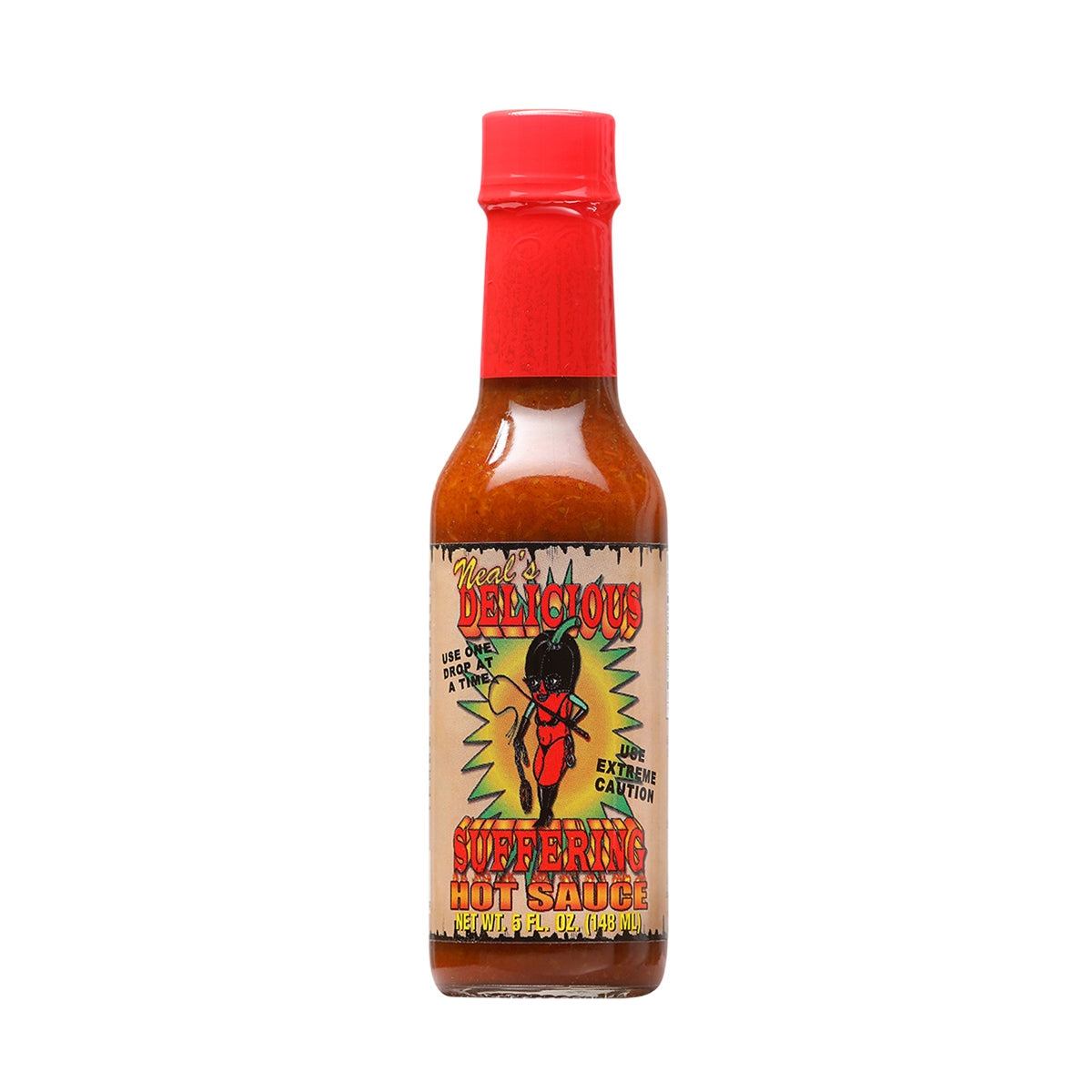 Hot Sauce Neals Delicious Suffering 5 oz Heat 10+++ Extract