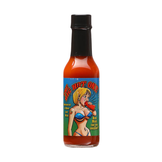 Hot Sauce The Big Hot One 5 oz Guaranteed to blow your mind. How much can you swallow? Heat 7