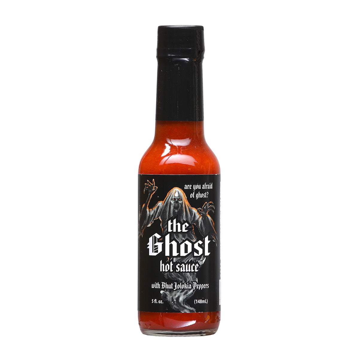 Hot Sauce The Ghost Bhut Jolokia  Are you afraid of ghost? 5 oz Heat 10
