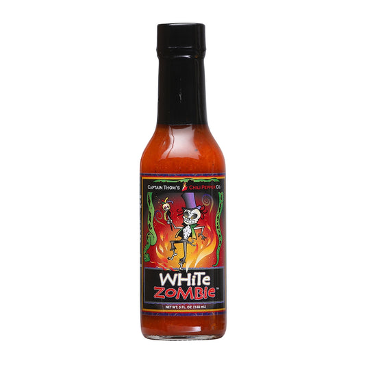 Hot Sauce White Zombie Captain Thoms 5 oz Heat 6