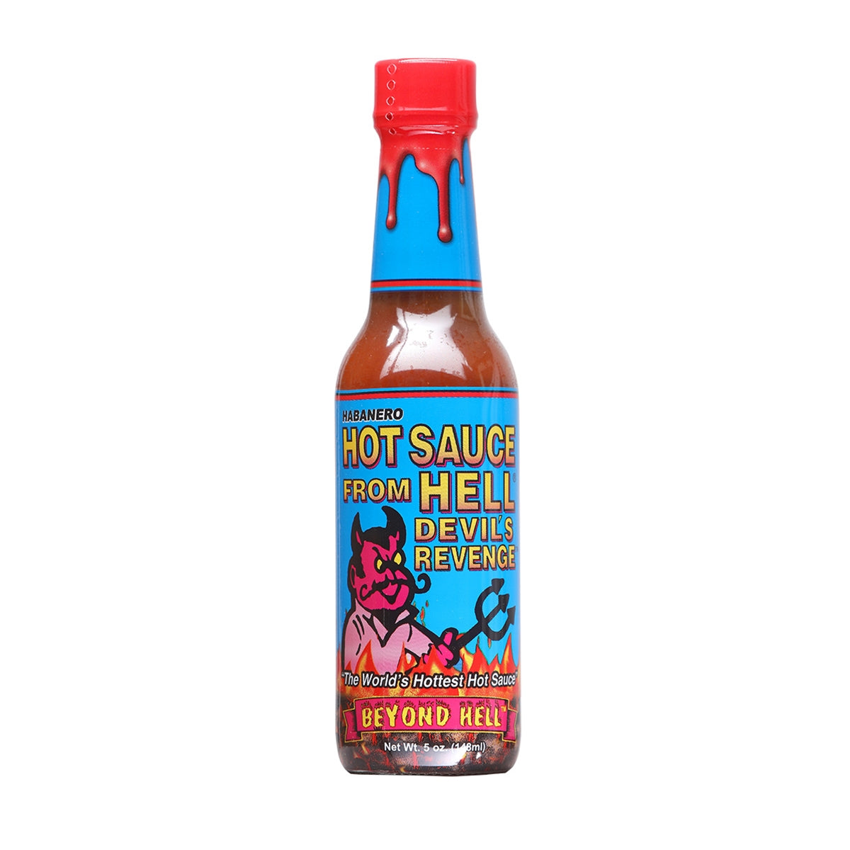 Hot Sauce From Hell Devils Revenge Beyond Hell Blue Label 5 oz Heat 10+++extract Arizona