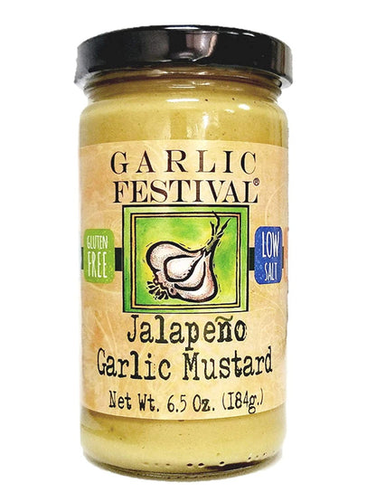 Jalapeno Garlic Mustard Garlic Festival Foods 7 oz $6.98