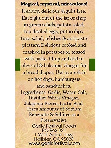 Ajo encurtido, jalapeño y ajo Festival Foods 8 oz $9.98