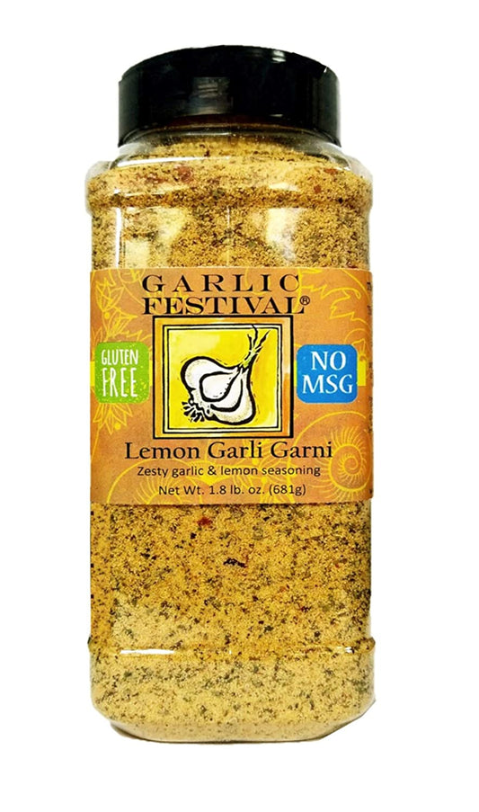 Seasoning Lemon Garli Garni 1lb 8 oz Garlic Festival Foods $32.98