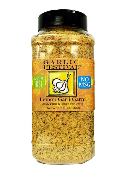 Seasoning Lemon Garli Garni 1lb 8 oz Garlic Festival Foods $32.98