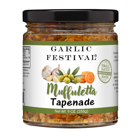 Olive Muffuletta Tapenade Spread Garlic Festival 9 oz $11.48