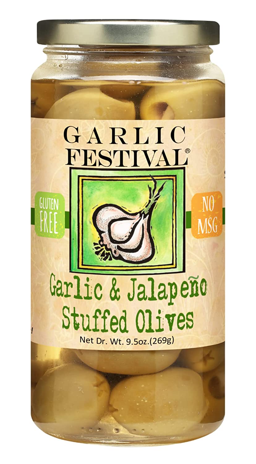 Olives Garlic & Jalapeno Garlic Festival 9.5 oz $10.98