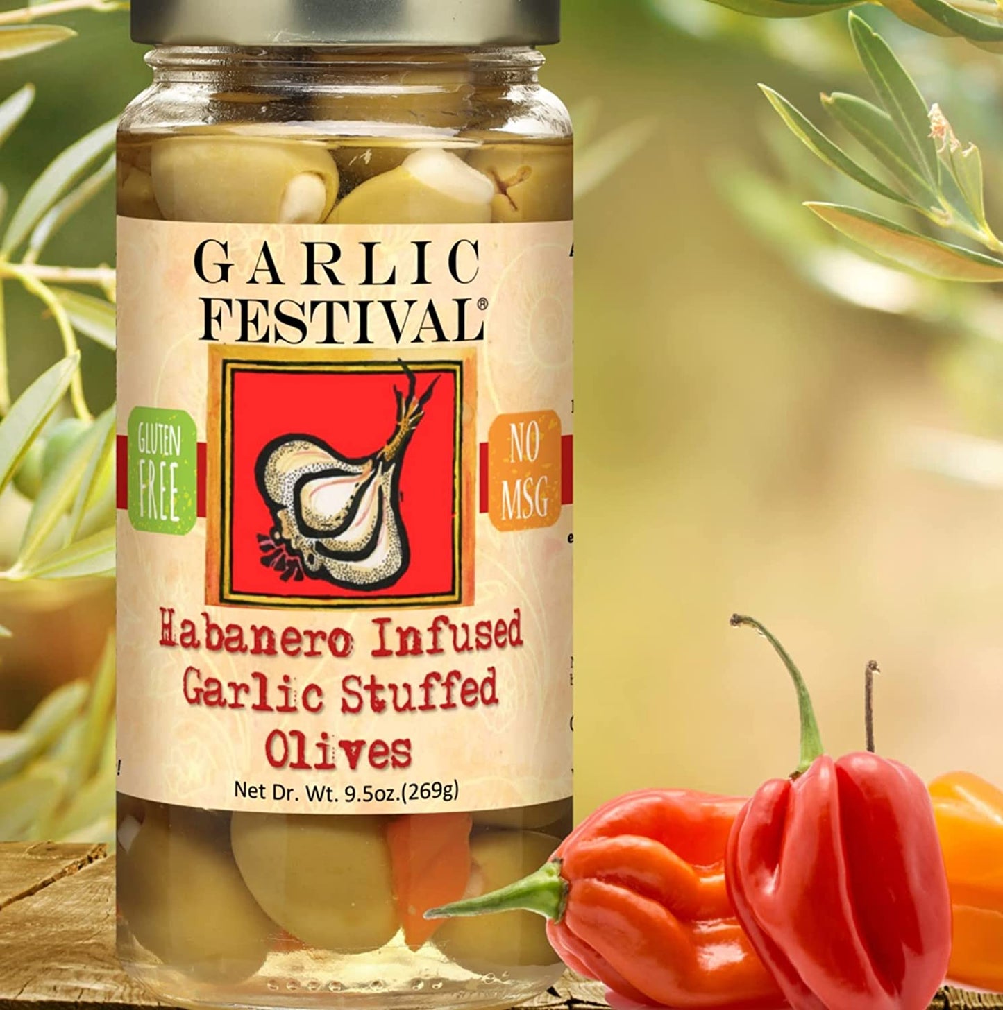 Olives Habanero Infused Garlic Stuffed 9.5oz $11.98