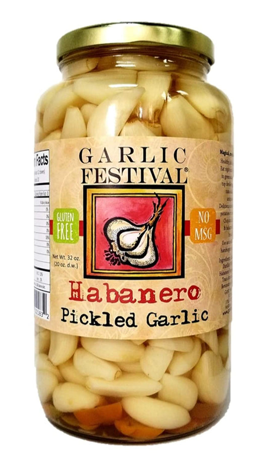 Pickled Garlic Habanero Garlic Festival 32 oz $22.98