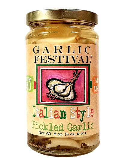 Pickled Garlic Italian Style Garlic Festival Foods 8 oz $9.98