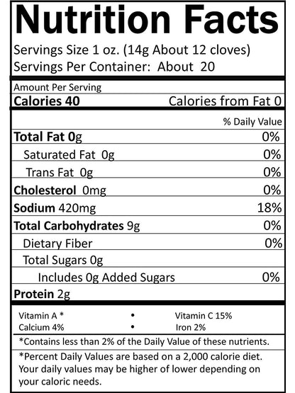 Festival de ajo jalapeño en escabeche, 32 oz, $22.98 