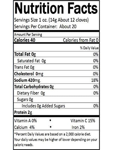 Festival de ajo con hierbas picantes y ajo encurtido, 32 oz, $22.98