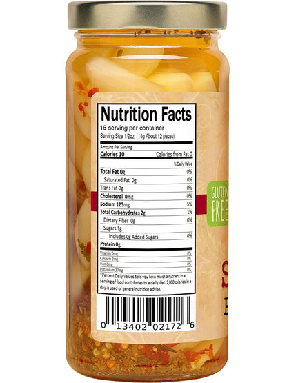 醃大蒜香草 8 盎司大蒜節日食品