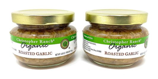 Roasted Garlic Organic Christopher Ranch Set of 2 -4.25 oz $8.98