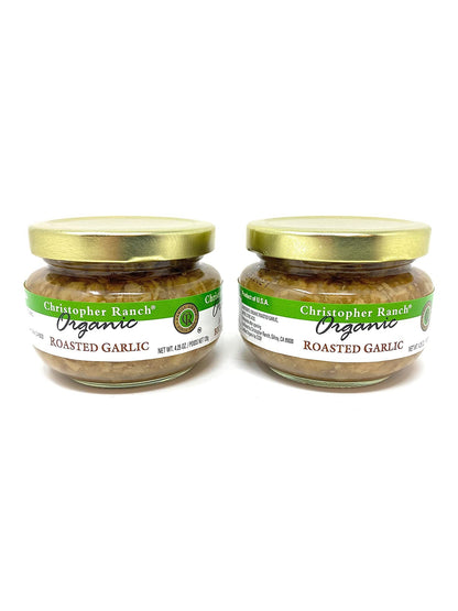Roasted Garlic Organic Christopher Ranch Set of 2 -4.25 oz $8.98