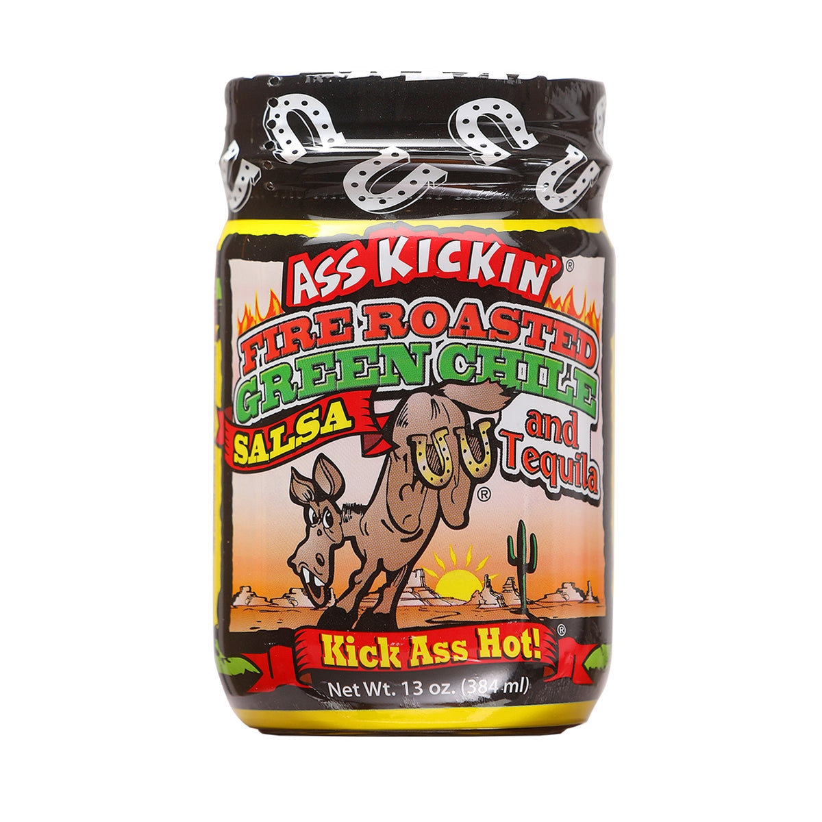 Salsa Ass Kickin Roasted Green Chile and Tequila 13 oz $7.98