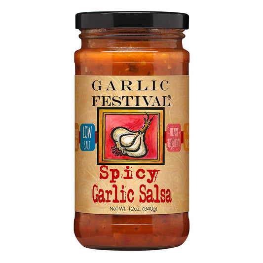 Salsa Spicy Garlic Garlic Festival Foods 12 oz $8.98
