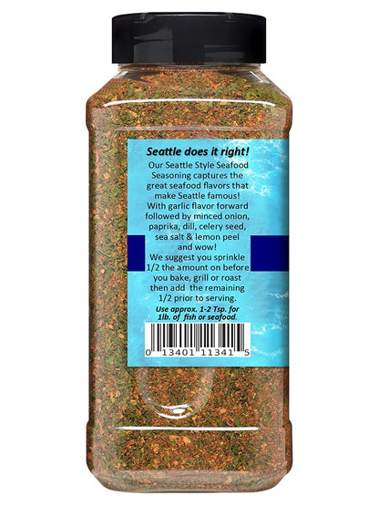 Seattle Style Seafood Seasoning 1 lb 2 oz Garlic Festival Foods $32.98