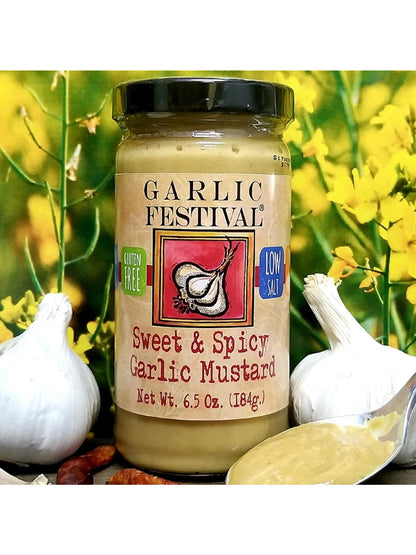 Sweet & Spicy Garlic Mustard Garlic Festival Foods 6.5 oz $6.98