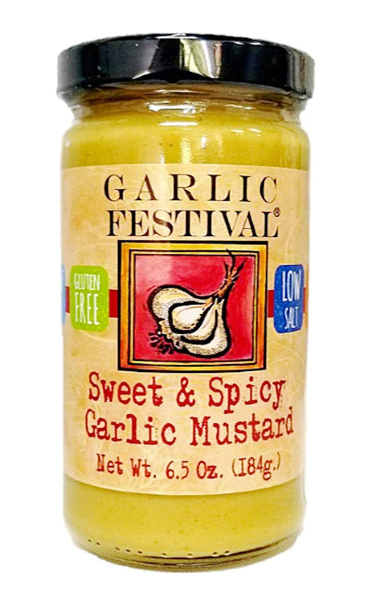 Sweet & Spicy Garlic Mustard Garlic Festival Foods 6.5 oz $6.98