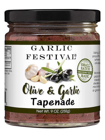 Tapenade Olive & Garlic Garlic Festival Foods 9 oz $9.98